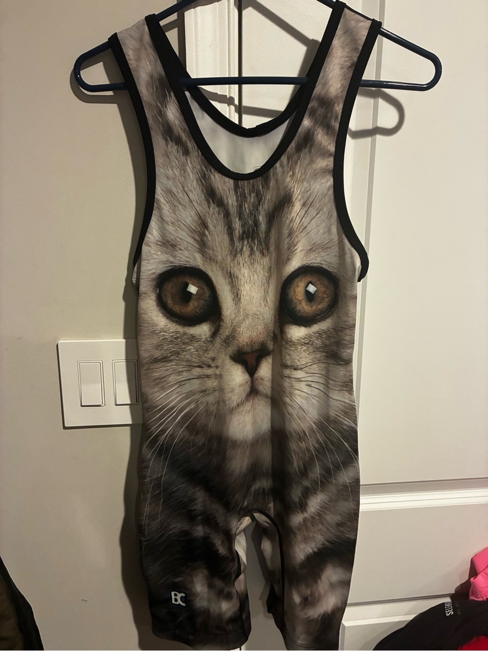 Cat Print Wrestling Singlet